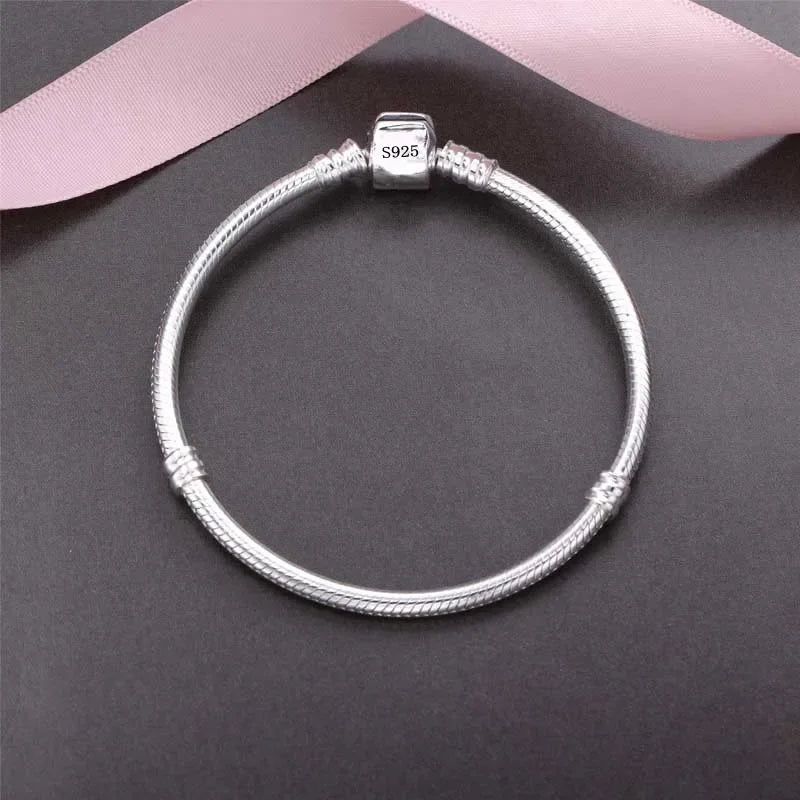 925 Sterling Silver Snake Bracelet